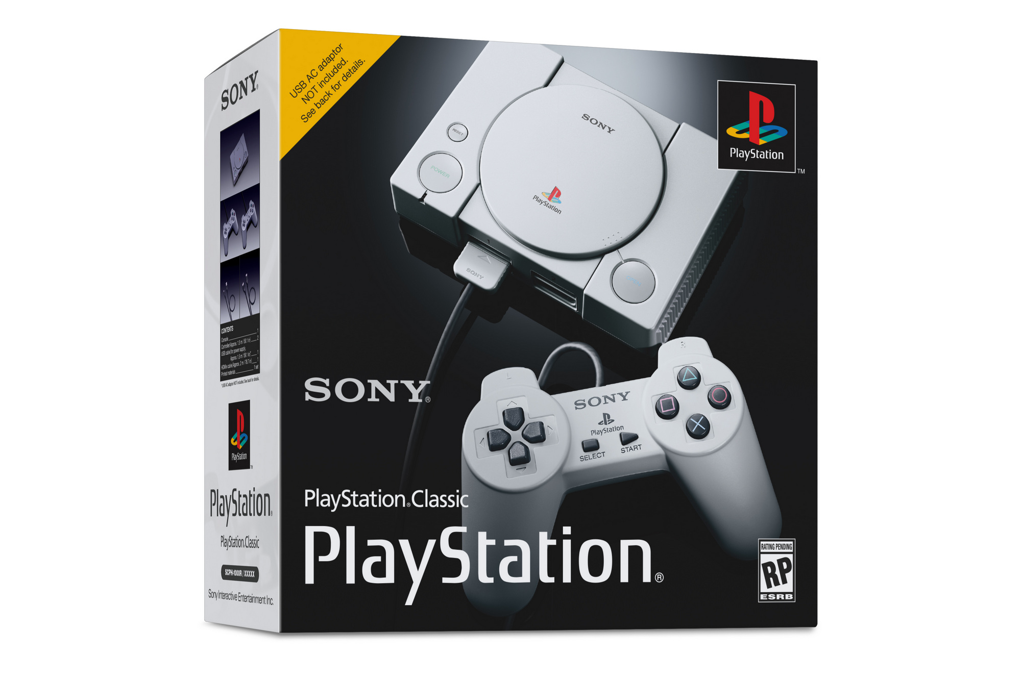 Ps systems. Игровая приставка Sony PLAYSTATION Classic. Сони ПС 1 переиздание мини. Sony PLAYSTATION 1 Classic задняя сторона. New Sony PLAYSTATION 1.