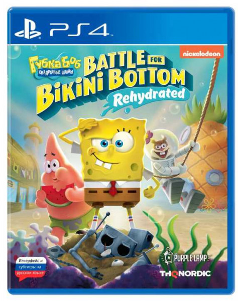 Губка Боб: Battle for Bikini Bottom Rehydrated (PS4) [Б/У]