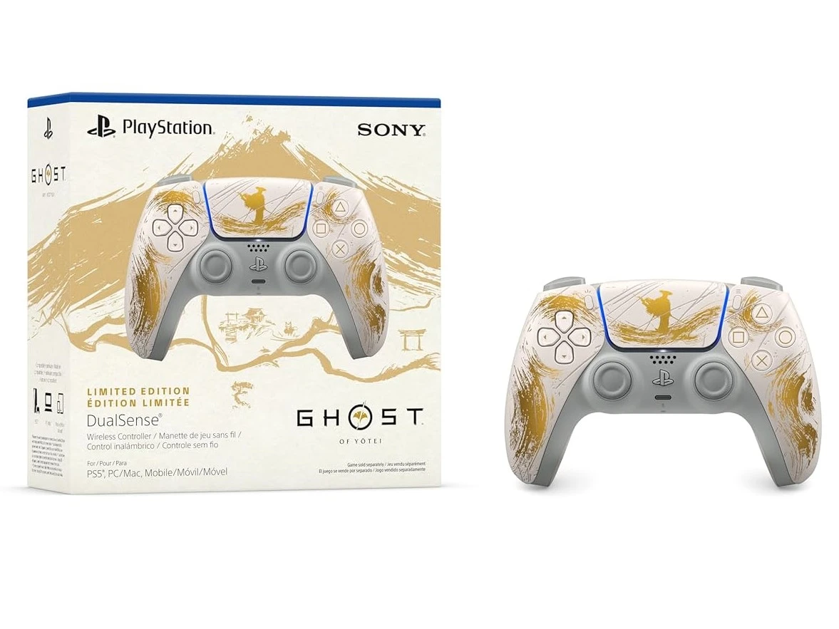 Беспроводной геймпад Sony DualSense Limited Edition (Ghost of Yotei Gold)