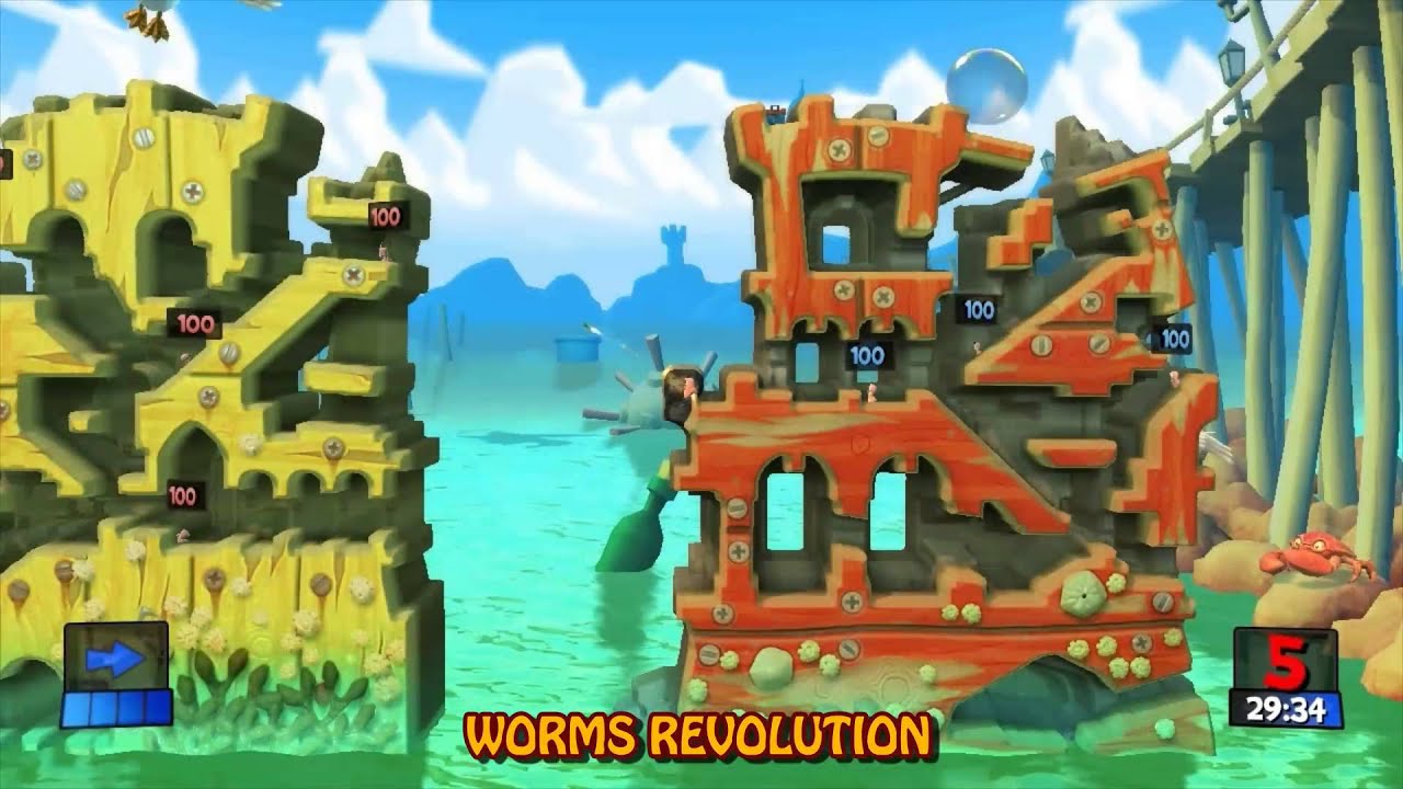 Worms: Revolution (Freeboot) скачать для Xbox 360