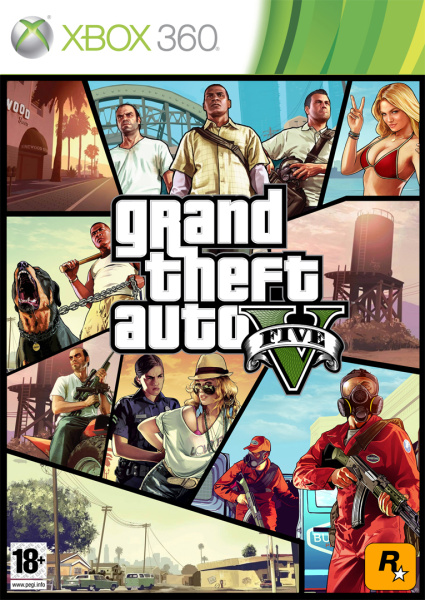 Grand Theft Auto 5 (Xbox 360) [Б/У]