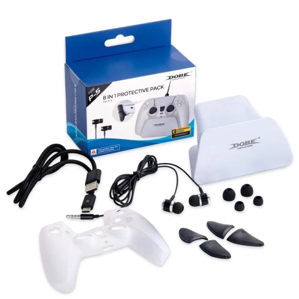 Dobe 8 in 1 Protective Pack (PS5)