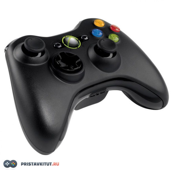 Беспроводной джойстик для Xbox 360 (Оригинал) Черный [Б/У]