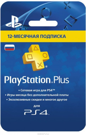 Подписка PS Plus на 12 месяцев