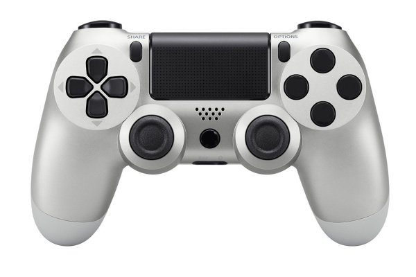 Геймпад беспроводной для PlayStation 4 (Серебро) Дубликат
