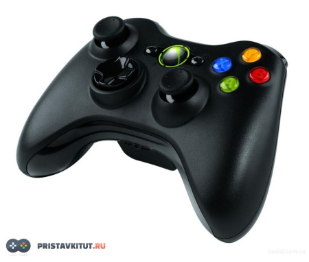 Беспроводной джойстик Xbox 360 (Черный) (Реплика)