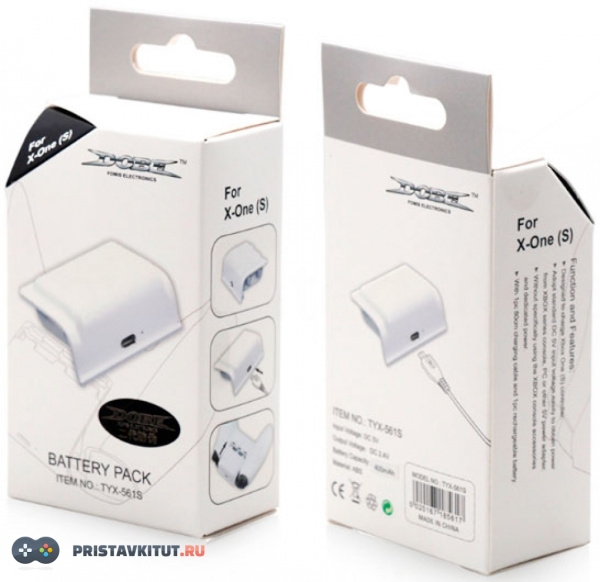 Аккумулятор для беспроводного джойстика Xbox one (Белый)