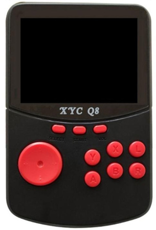 Портативная игровая приставка XYC Q8 (500 в 1) + 500 встроенных игр (Черная)