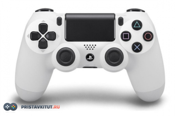 Геймпад беспроводной для PlayStation4 белый (Дубликат)