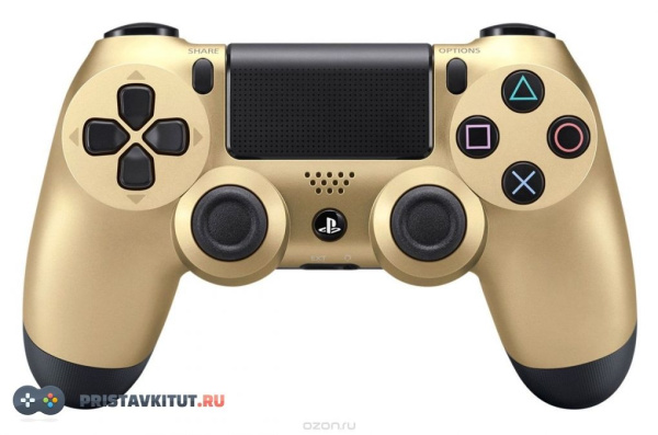 Геймпад беспроводной для  PlayStation 4 (Золотой) Дубликат