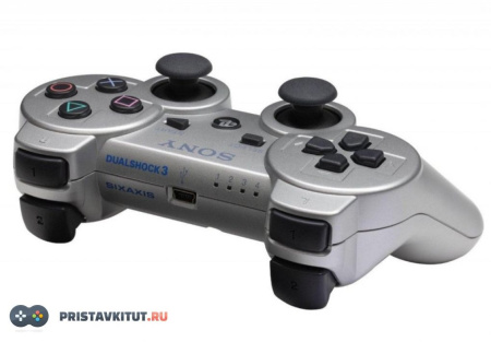 Джойстик Playstation 3 DualShock 3 (Серебро) (Реплика)