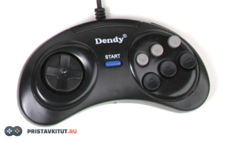Джойстик для 8 bit (Форма Sega) (15 pin)