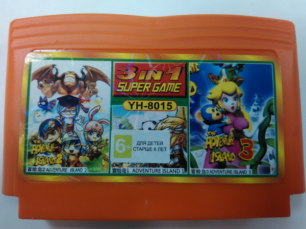 3 игры в одном (Adventure island)
