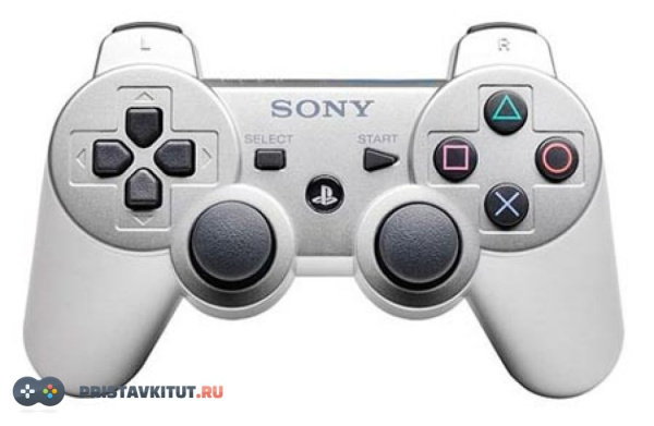Джойстик Playstation 3 DualShock 3 (Серебро) (Реплика)