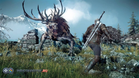 Ведьмак 3 (The Witcher 3) Дикая Охота  (Игра года ) (PS 4)