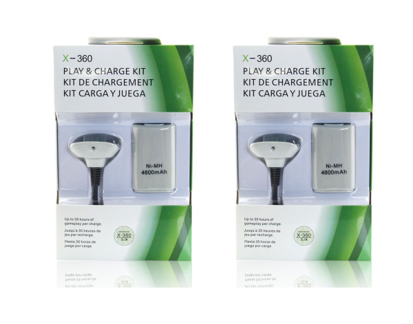 Х-BOX 360 Play & Charge Kit (Набор 5-in-1) Белый