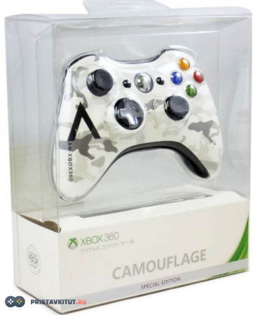 Геймпад для Xbox 360 Microsoft Wireless Arctic Camouflage