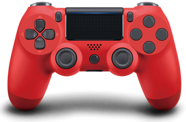 Геймпад беспроводной для PlayStation 4 (Красный) Дубликат