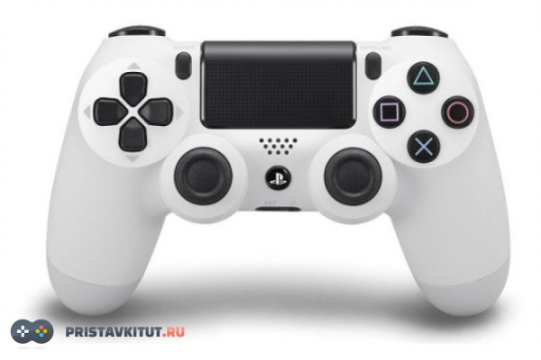Геймпад беспроводной для PlayStation4 белый (Дубликат)