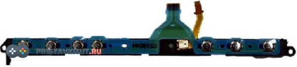 PSP 3000 Шлейф кнопок управления (Средний) + микрофон (Оригинал)
